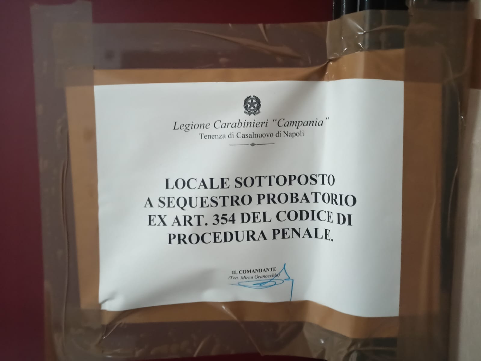 Prostituzione a Casalnuovo, carabinieri pongono sotto sequestro un immobile